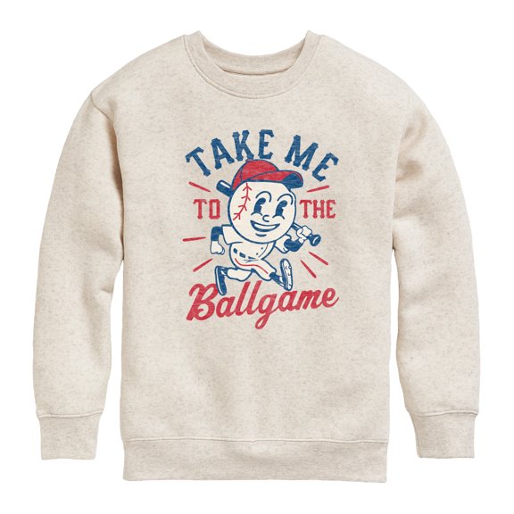 Instant Message - Take Me To The Ballgame - Kids Crew Fleece