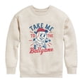 thumbnail image 1 of Instant Message - Take Me To The Ballgame - Kids Crew Fleece, 1 of 6