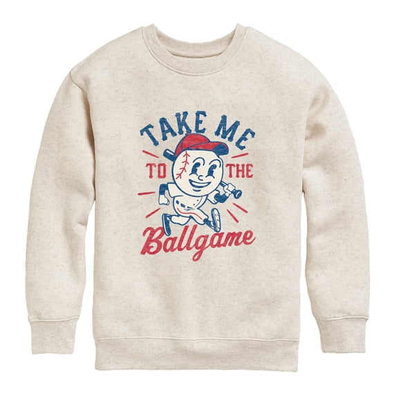 Instant Message - Take Me To The Ballgame - Kids Crew Fleece
