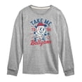 thumbnail image 1 of Instant Message - Take Me To The Ballgame Long Sleeve Graphic T-Shirt, 1 of 6