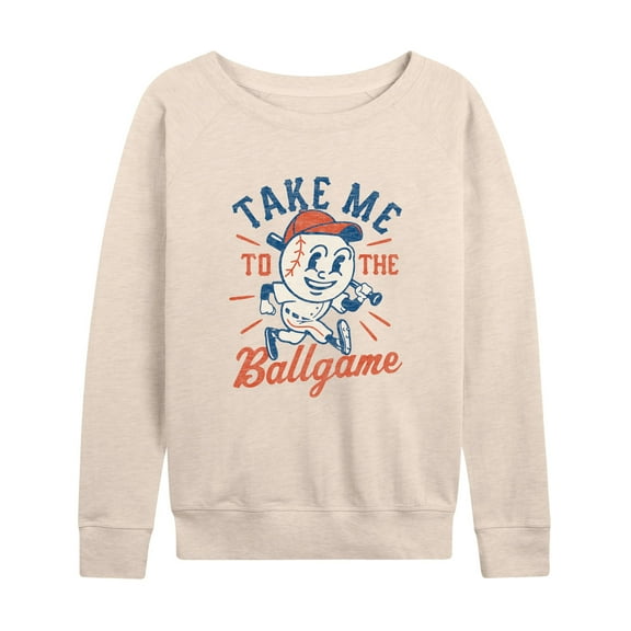 Instant Message - Take Me To The Ballgame - Women's Lightweight French Terry Long Sleeve Shirt