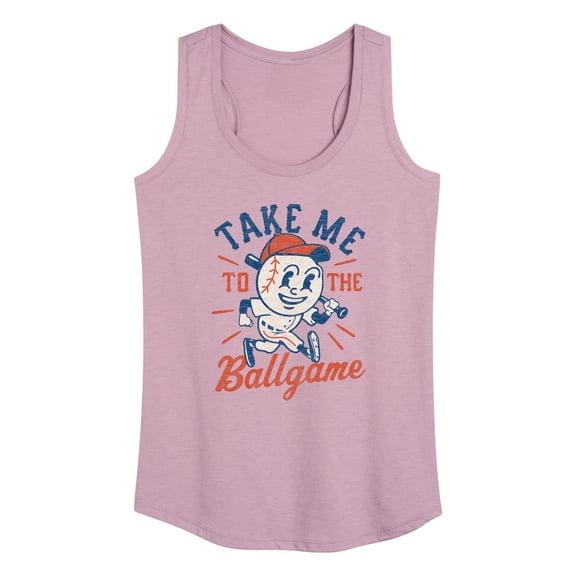 Instant Message - Take Me To The Ballgame - Women's Racerback Tank Top