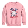 thumbnail image 1 of Instant Message - Take Me To The Ballgame - Youth Boys Crew Fleece Sweatshirt, 1 of 5
