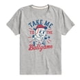 thumbnail image 1 of Instant Message - Take Me To The Ballgame - Youth Short Sleeve Tee, 1 of 6