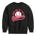 thumbnail image 1 of Instant Message - Take Me To The Ballpark - Toddler & Youth Crewneck Fleece Sweatshirt, 1 of 6