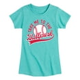 thumbnail image 1 of Instant Message - Take Me To The Ballpark - Toddler & Youth Girls Short Sleeve Graphic T-Shirt, 1 of 6
