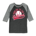 thumbnail image 1 of Instant Message - Take Me To The Ballpark - Toddler & Youth Raglan Graphic T-Shirt, 1 of 5