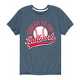 thumbnail image 1 of Instant Message - Take Me To The Ballpark - Toddler & Youth Short Sleeve Graphic T-Shirt, 1 of 6