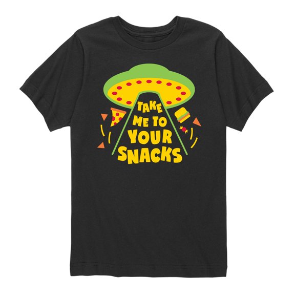 Instant Message - Take Me To Your Snacks - Youth Short Sleeve T-Shirt