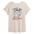 thumbnail image 1 of Instant Message - Take Me to the Ballgame Oversized Graphic T-Shirt, 1 of 5