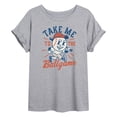 thumbnail image 1 of Instant Message - Take Me to the Ballgame Oversized Graphic T-Shirt, 1 of 5