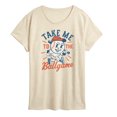 thumbnail image 1 of Instant Message - Take Me to the Ballgame - Women's Short Sleeve Graphic T-Shirt, 1 of 5