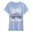 thumbnail image 1 of Instant Message - Take Me to the Beach Short Sleeve Graphic T-Shirt, 1 of 4