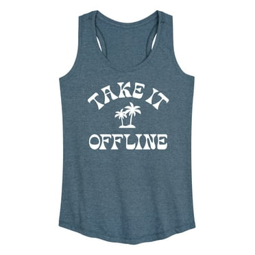 Instant Message - Take it Offline - Women's Racerback Tank Top