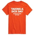 thumbnail image 1 of Instant Message - Taking A Sick Day - Men's Short Sleeve Graphic T-Shirt, 1 of 5