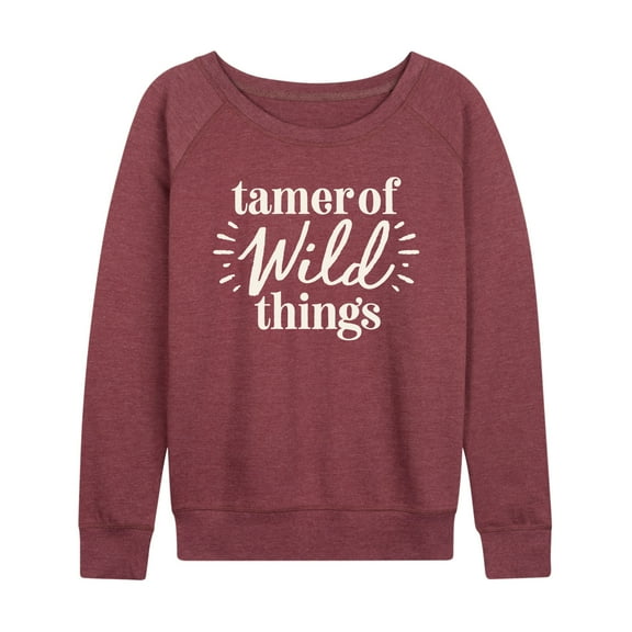 Instant Message - Tamer Of Wild Things - Women's Lightweight French Terry Long Sleeve Shirt