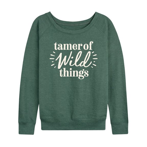 Instant Message - Tamer Of Wild Things - Women's Lightweight French Terry Long Sleeve Shirt