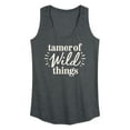 thumbnail image 1 of Instant Message - Tamer Of Wild Things - Women's Racerback Tank Top, 1 of 6