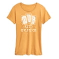 thumbnail image 1 of Instant Message - Tarot Avid Reader - Women's Short Sleeve Graphic T-Shirt, 1 of 7