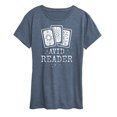 thumbnail image 1 of Instant Message - Tarot Avid Reader - Women's Short Sleeve Graphic T-Shirt, 1 of 6