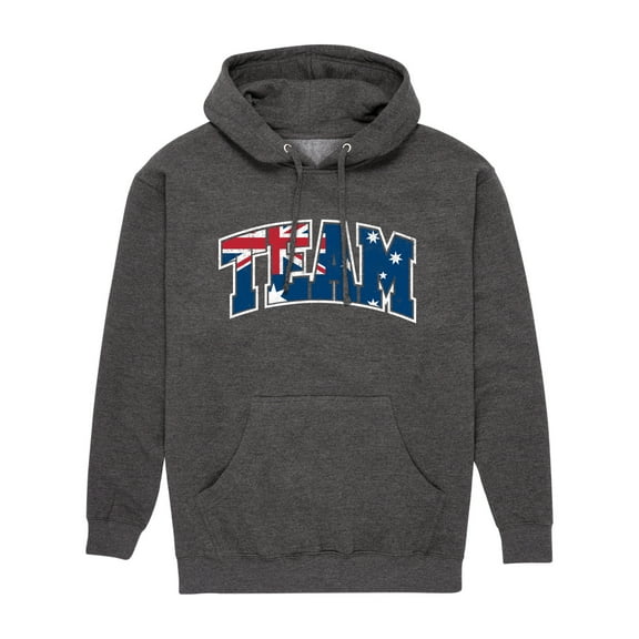 Instant Message - Team Australia - Men's Pullover Hooded Fleece Sweatshirt