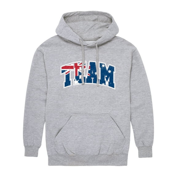 Instant Message - Team Australia - Men's Pullover Hooded Fleece Sweatshirt