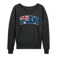 thumbnail image 1 of Instant Message - Team Australia - Women's Lightweight French Terry Long Sleeve Shirt, 1 of 6
