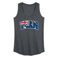 thumbnail image 1 of Instant Message - Team Australia - Women's Racerback Tank Top, 1 of 6