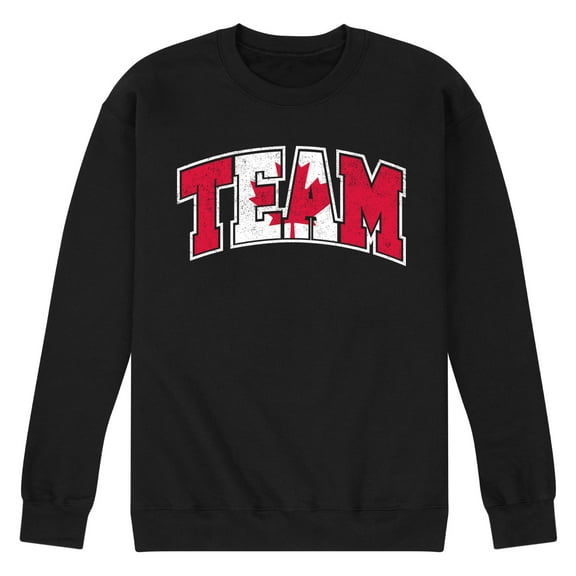 Instant Message - Team Canada - Men's Crew Neck Fleece Pullover
