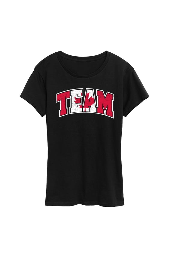 - Team Canada - Sports - Women's Short Sleeve Graphic T-Shirt