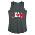 thumbnail image 1 of Instant Message - Team Canada - Women's Racerback Tank Top, 1 of 6