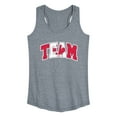 thumbnail image 1 of Instant Message - Team Canada - Women's Racerback Tank Top, 1 of 6