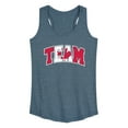 thumbnail image 1 of Instant Message - Team Canada - Women's Racerback Tank Top, 1 of 6