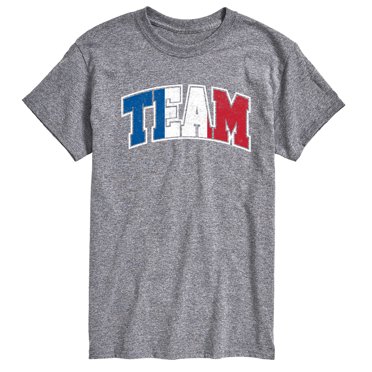 Instant Message - Team France - French Flag - Men's Short Sleeve Graphic T-Shirt