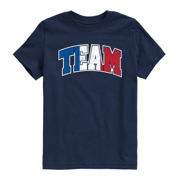 Instant Message - Team France - Youth Short Sleeve Graphic T-shirt
