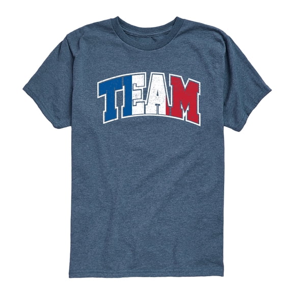 Instant Message - Team France - Youth Short Sleeve Graphic T-shirt