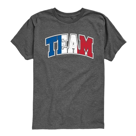 Instant Message - Team France - Youth Short Sleeve Graphic T-shirt