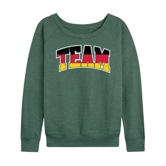 Instant Message - Team Germany - Women's Lightweight French Terry Long Sleeve Shirt