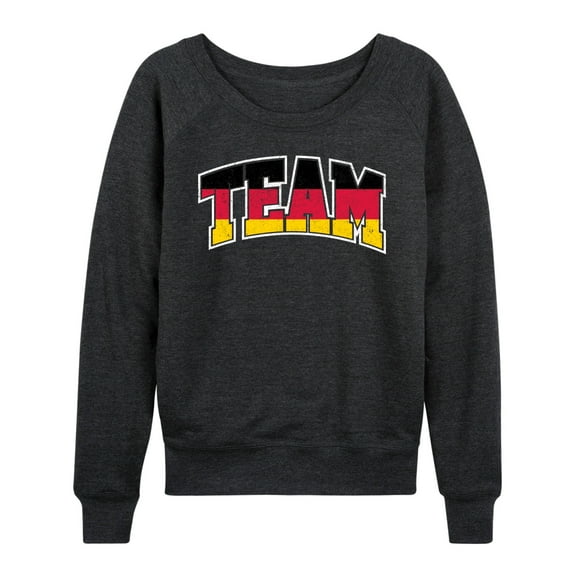 Instant Message - Team Germany - Women's Lightweight French Terry Long Sleeve Shirt