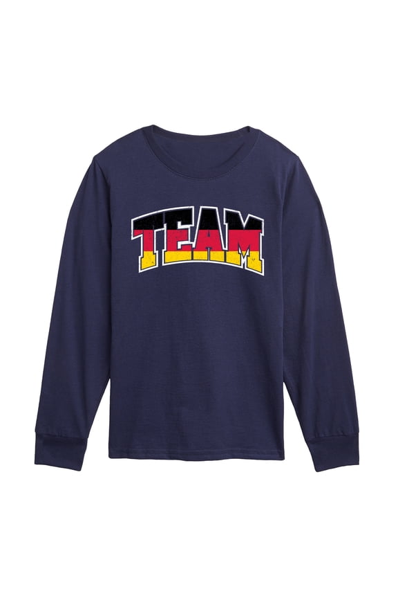 - Team Germany - Youth Long Sleeve Graphic T-shirt