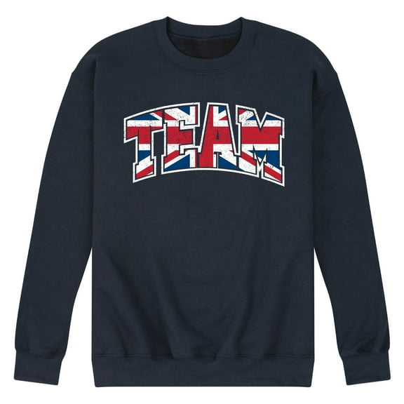 Instant Message - Team Great Britain - Men's Crew Neck Fleece Pullover