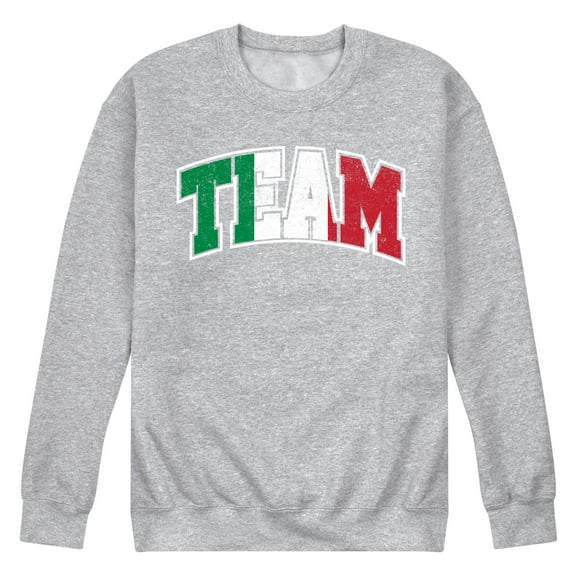 Instant Message - Team Italy - Men's Crew Neck Fleece Pullover