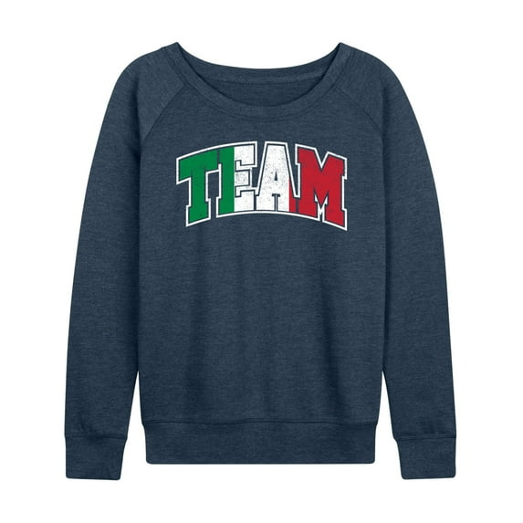 Instant Message - Team Italy - Women's Lightweight French Terry Long Sleeve Shirt