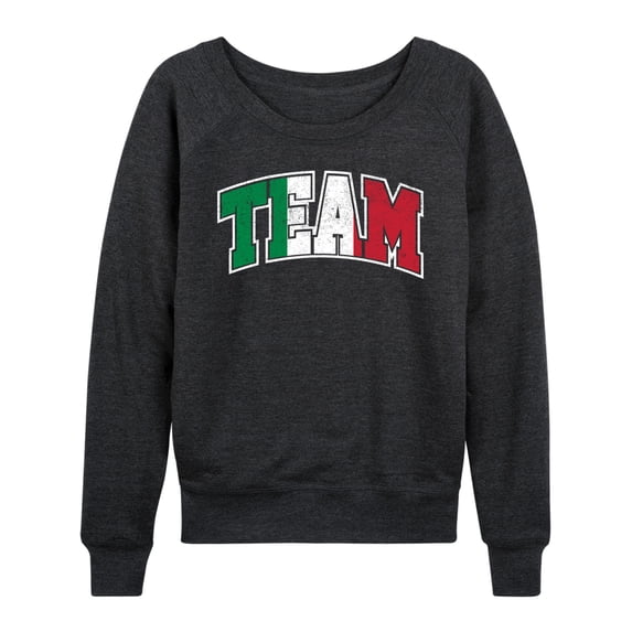Instant Message - Team Italy - Women's Lightweight French Terry Long Sleeve Shirt