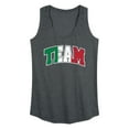 thumbnail image 1 of Instant Message - Team Italy - Women's Racerback Tank Top, 1 of 6