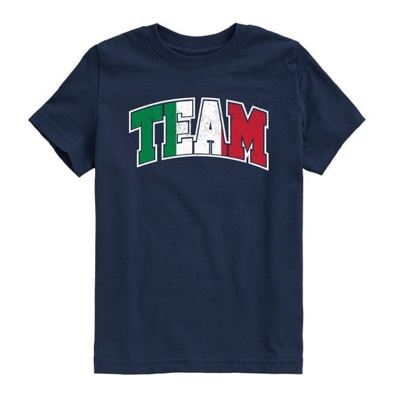 Instant Message - Team Italy - Youth Short Sleeve Graphic T-shirt
