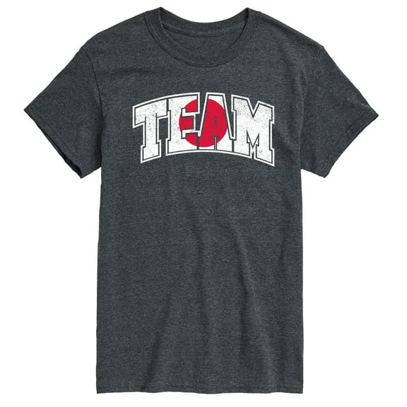 Instant Message - Team Japan - Japanese Flag - Sports - Men's Short Sleeve Graphic T-Shirt