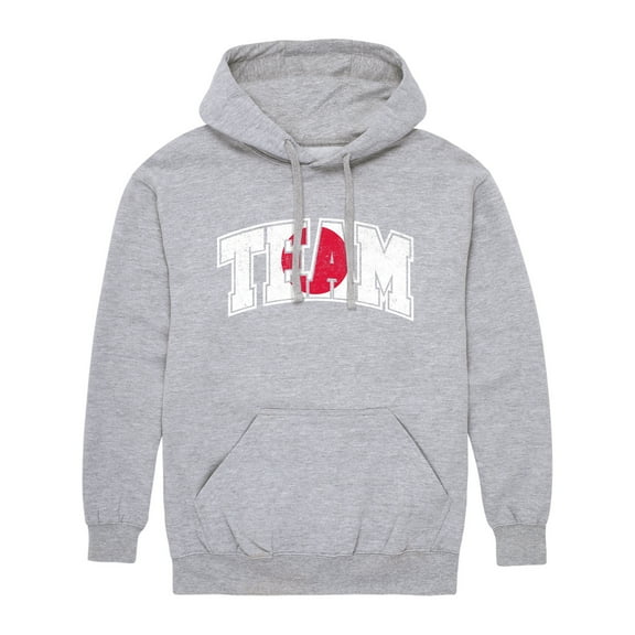 Instant Message - Team Japan - Men's Pullover Hooded Fleece Sweatshirt