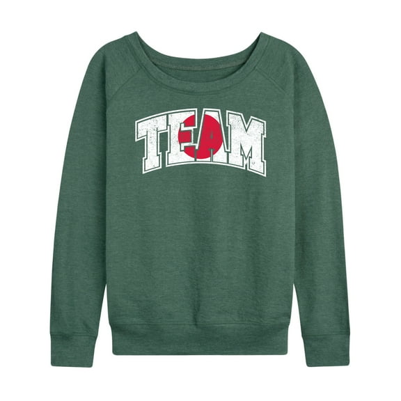 Instant Message - Team Japan - Women's Lightweight French Terry Long Sleeve Shirt