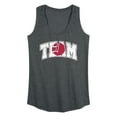 thumbnail image 1 of Instant Message - Team Japan - Women's Racerback Tank Top, 1 of 6